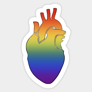 Pride Heart Sticker